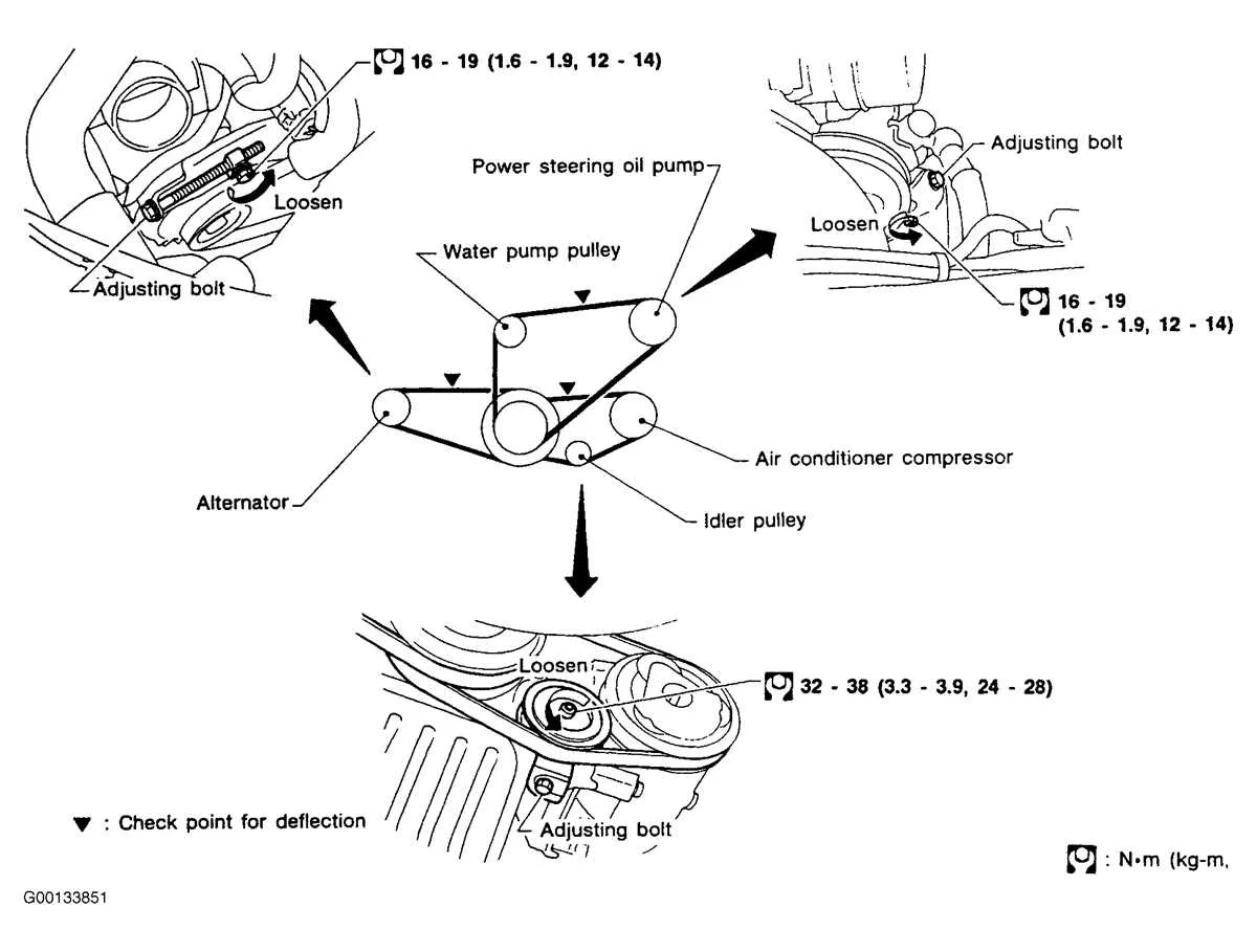 2011 maxima belt diagram