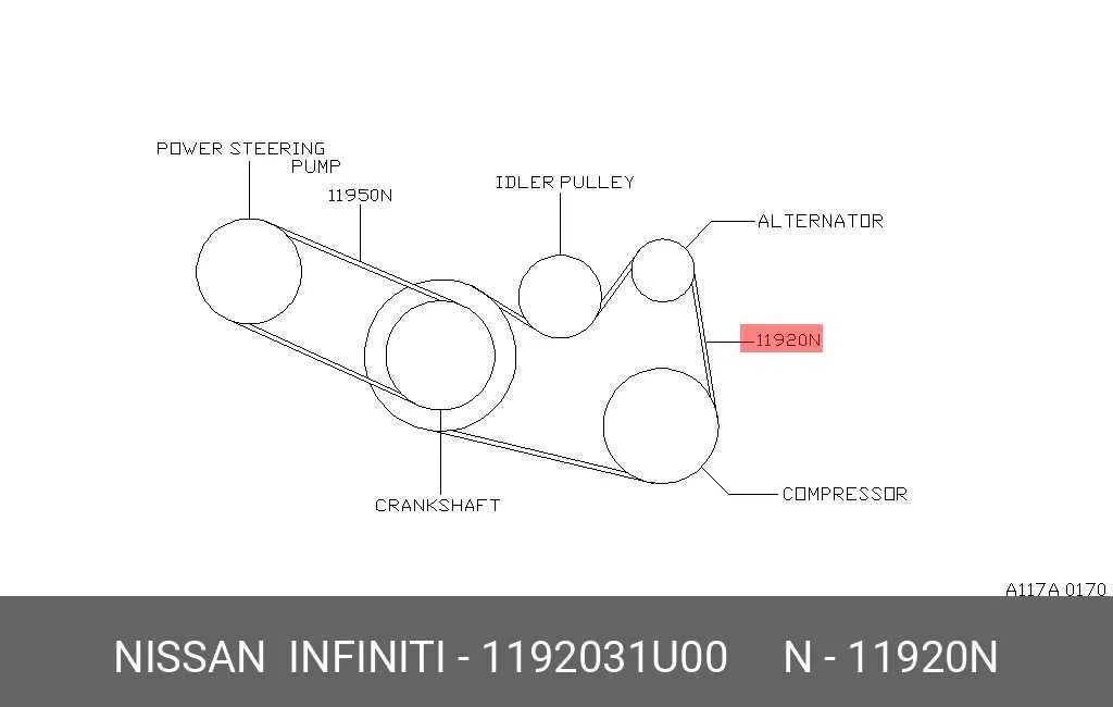 2011 nissan murano serpentine belt diagram