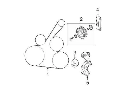2011 nissan rogue serpentine belt diagram