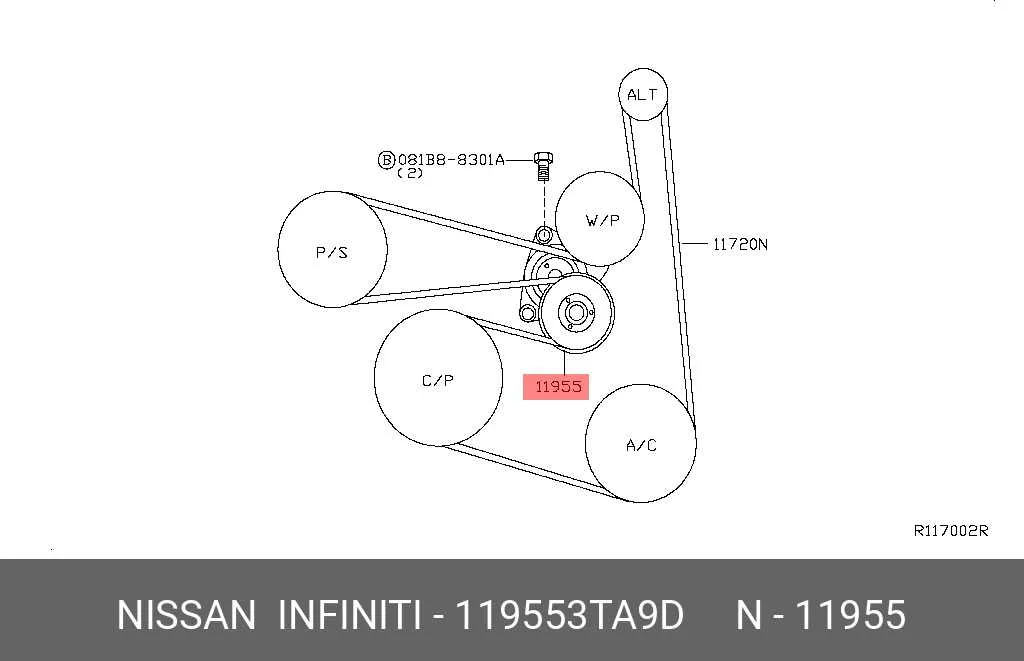 2011 altima belt diagram