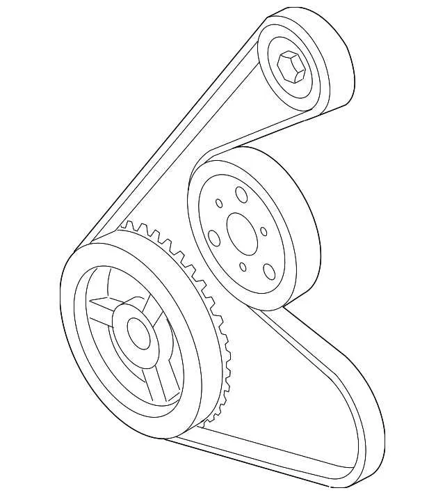 2011 ford escape belt diagram
