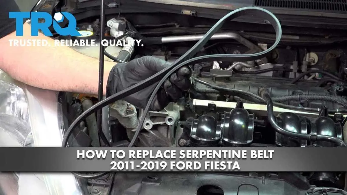 2011 ford fiesta serpentine belt diagram