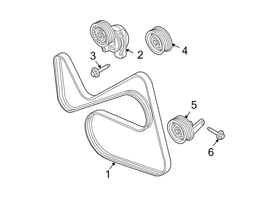 2011 ford fusion belt diagram