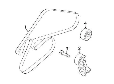 2011 kia sorento belt diagram