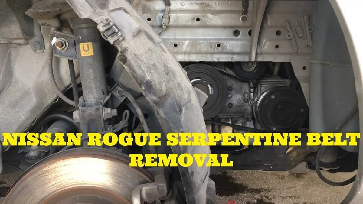 2011 nissan rogue belt diagram