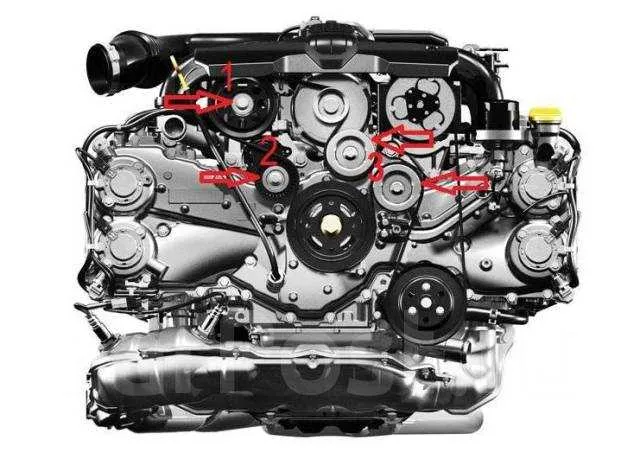 2011 subaru forester belt diagram