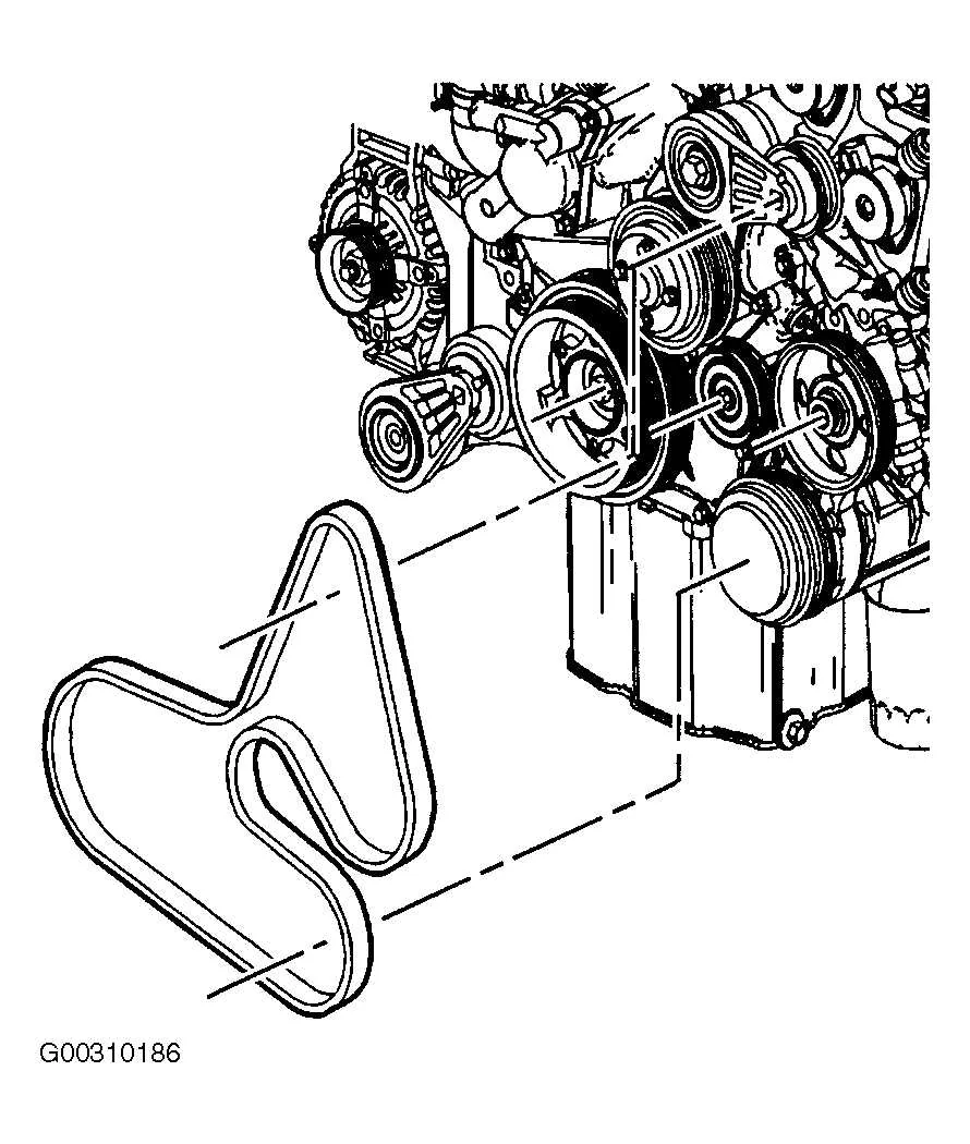 2012 cadillac srx belt diagram