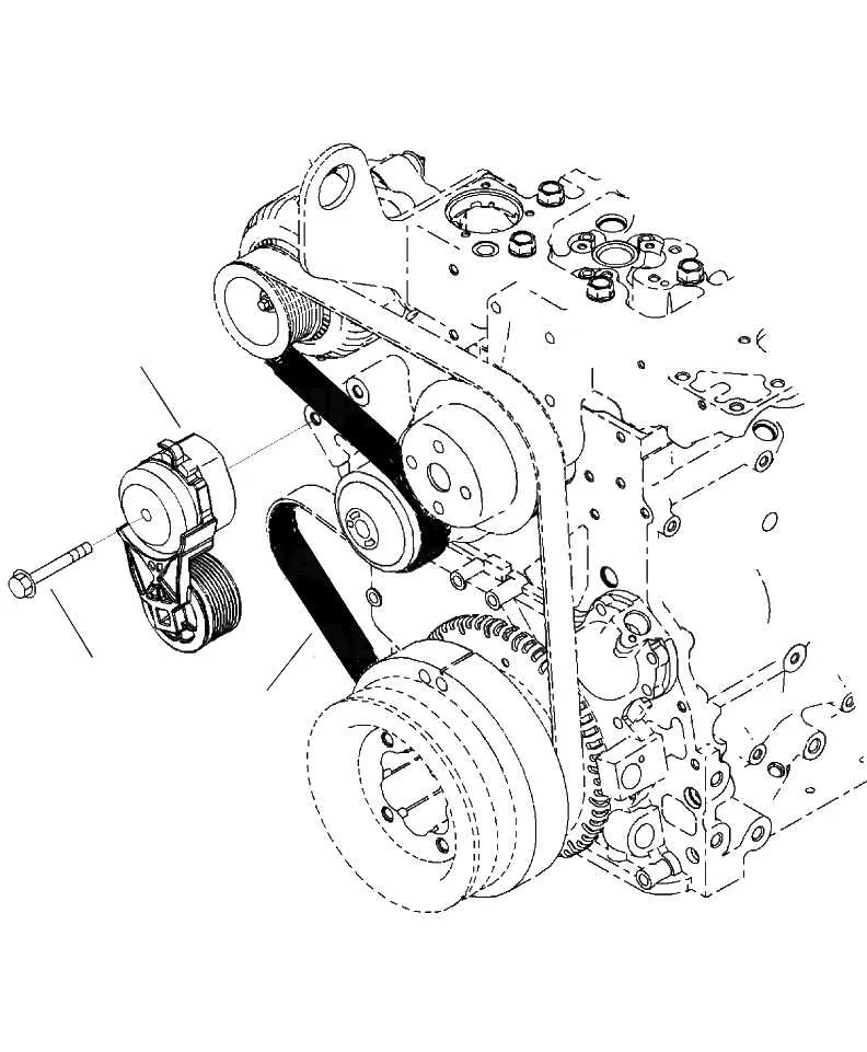 2012 cummins belt diagram