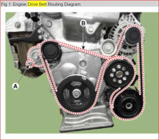 2012 hyundai elantra serpentine belt diagram