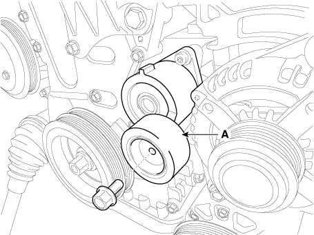 2012 kia sorento serpentine belt diagram
