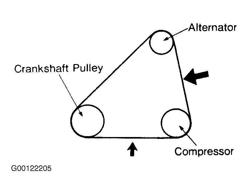 2012 toyota sienna belt diagram
