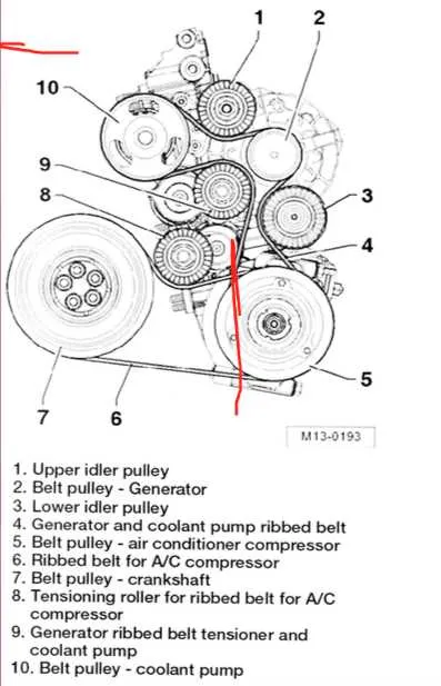 2012 vw jetta 2.5 serpentine belt diagram