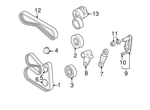 2012 bmw 740i serpentine belt diagram