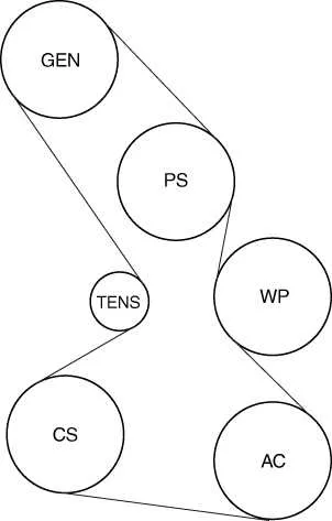2012 chevy impala belt diagram