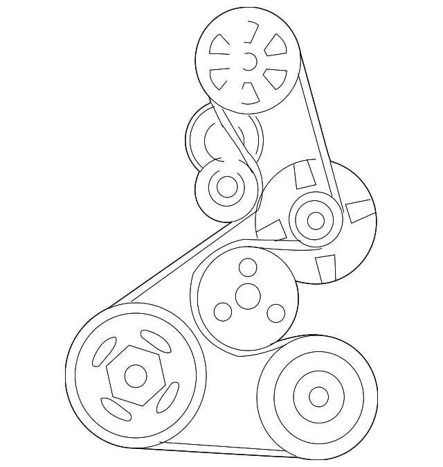 2012 honda civic belt diagram