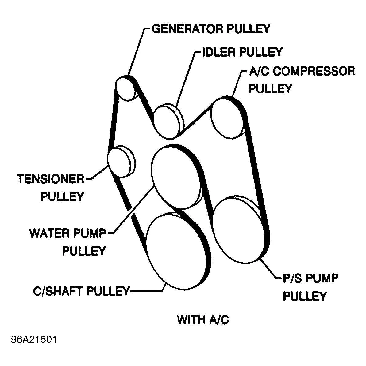2012 impala belt diagram