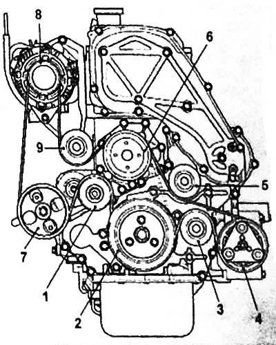 2012 kia sorento belt diagram