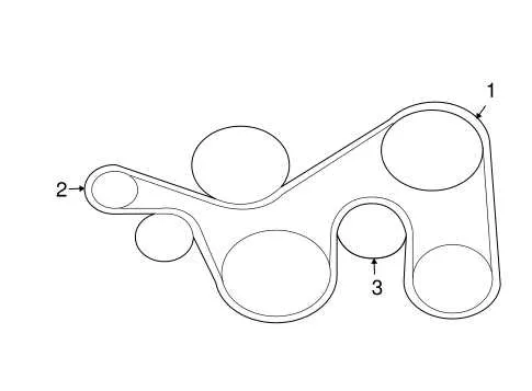 2012 mitsubishi outlander serpentine belt diagram