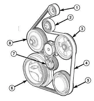 2012 serpentine belt diagram