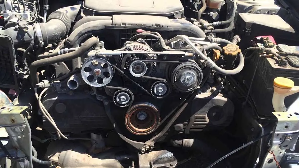 2012 subaru outback serpentine belt diagram