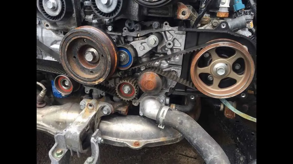 2012 subaru outback serpentine belt diagram