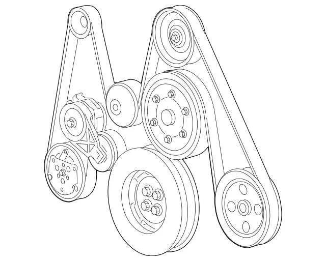 2013 6.7 cummins belt diagram