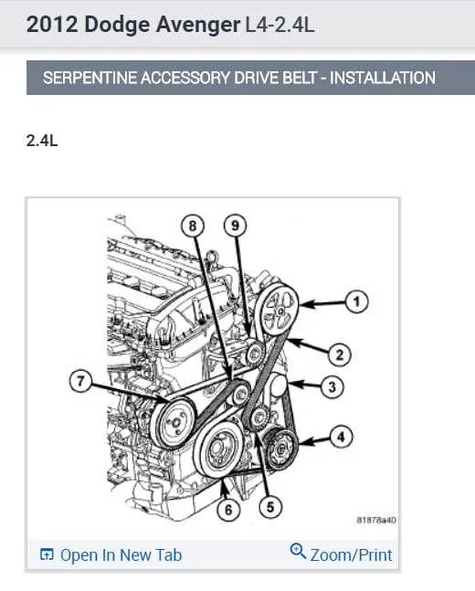 2013 chrysler 200 3.6 serpentine belt diagram