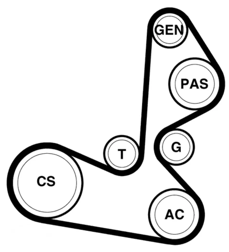 2013 hyundai santa fe serpentine belt diagram