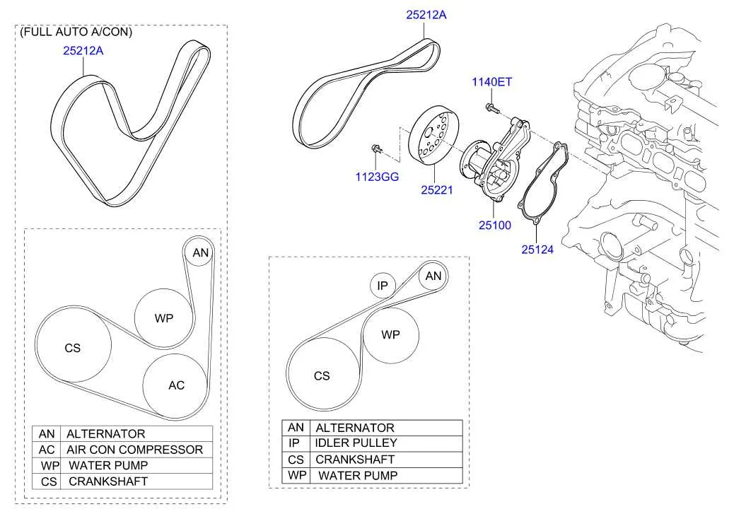 2013 hyundai tucson belt diagram