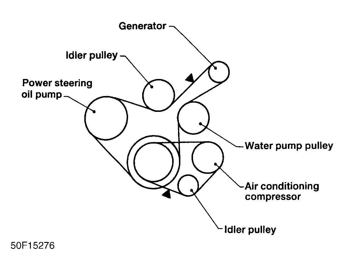 2013 nissan altima serpentine belt diagram