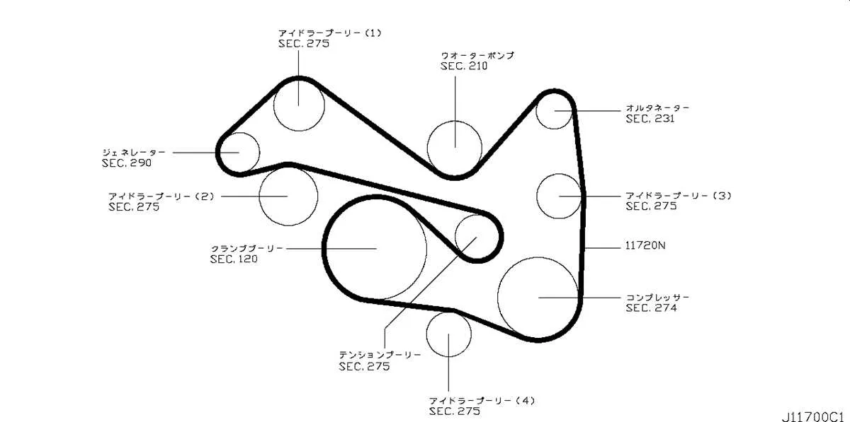 2013 nissan juke belt diagram