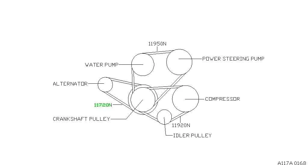 2013 nissan murano belt diagram
