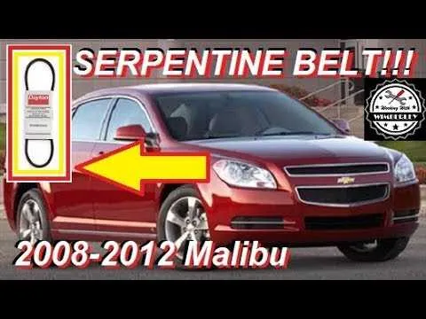 2013 chevy malibu 2.4 serpentine belt diagram