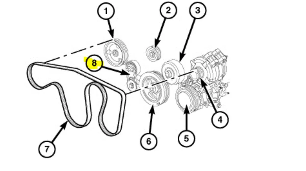 2013 chrysler 200 2.4 serpentine belt diagram