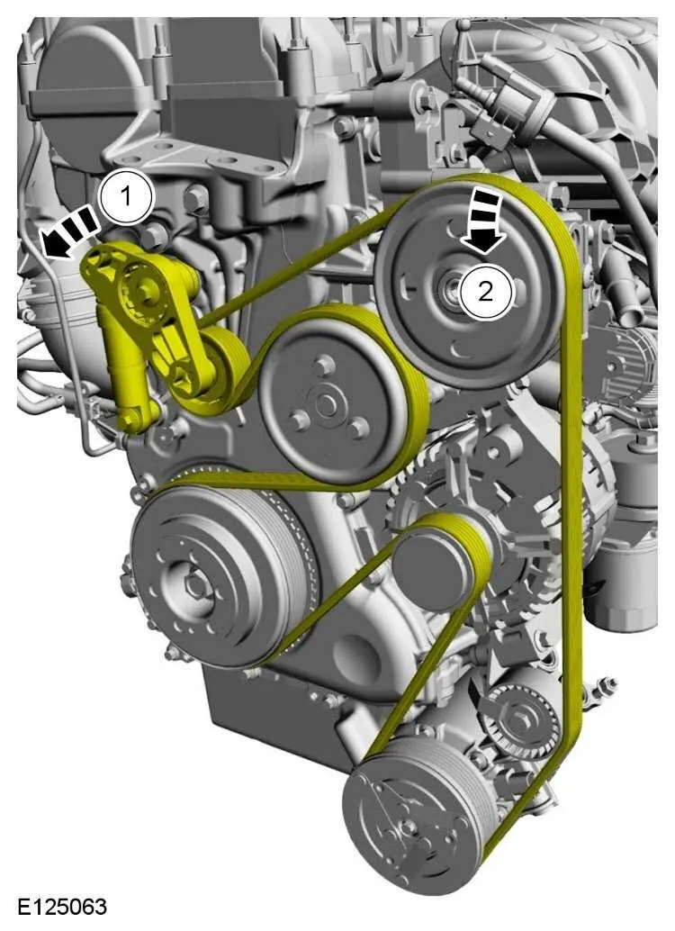 2013 ford edge 2.0 serpentine belt diagram