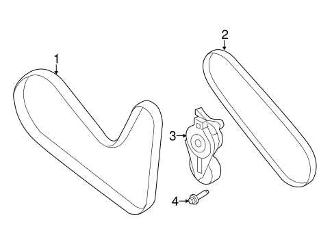2013 ford edge serpentine belt diagram