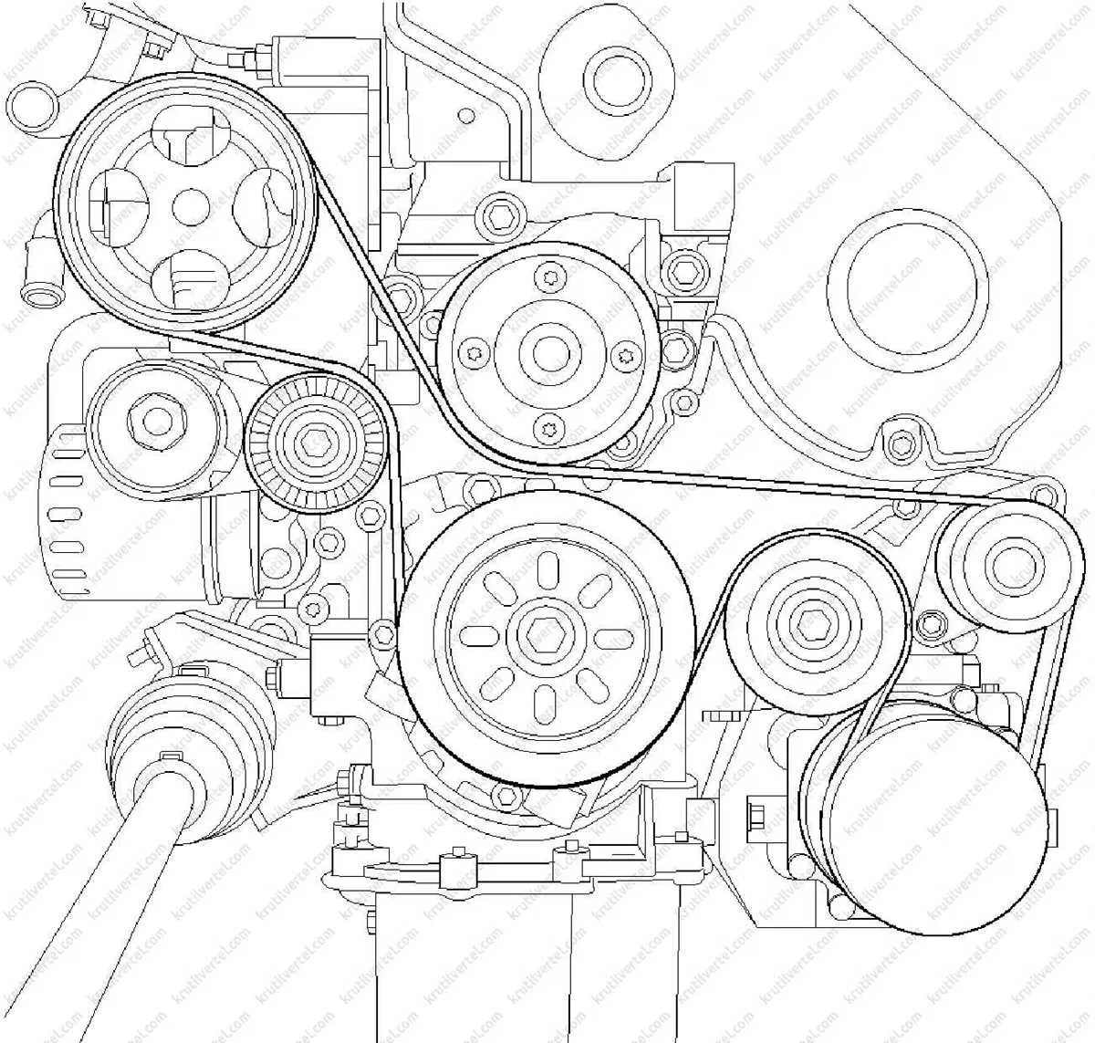 2013 ford transit connect belt diagram