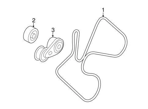 2013 gmc terrain serpentine belt diagram