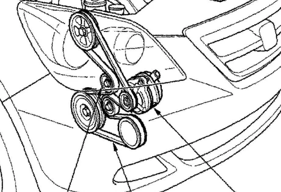 2013 honda civic serpentine belt diagram