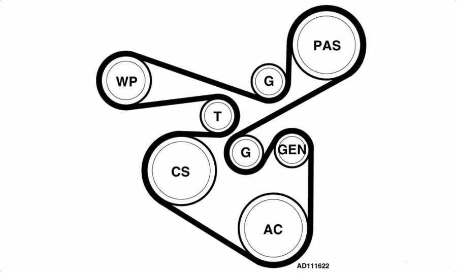 2013 hyundai santa fe belt diagram