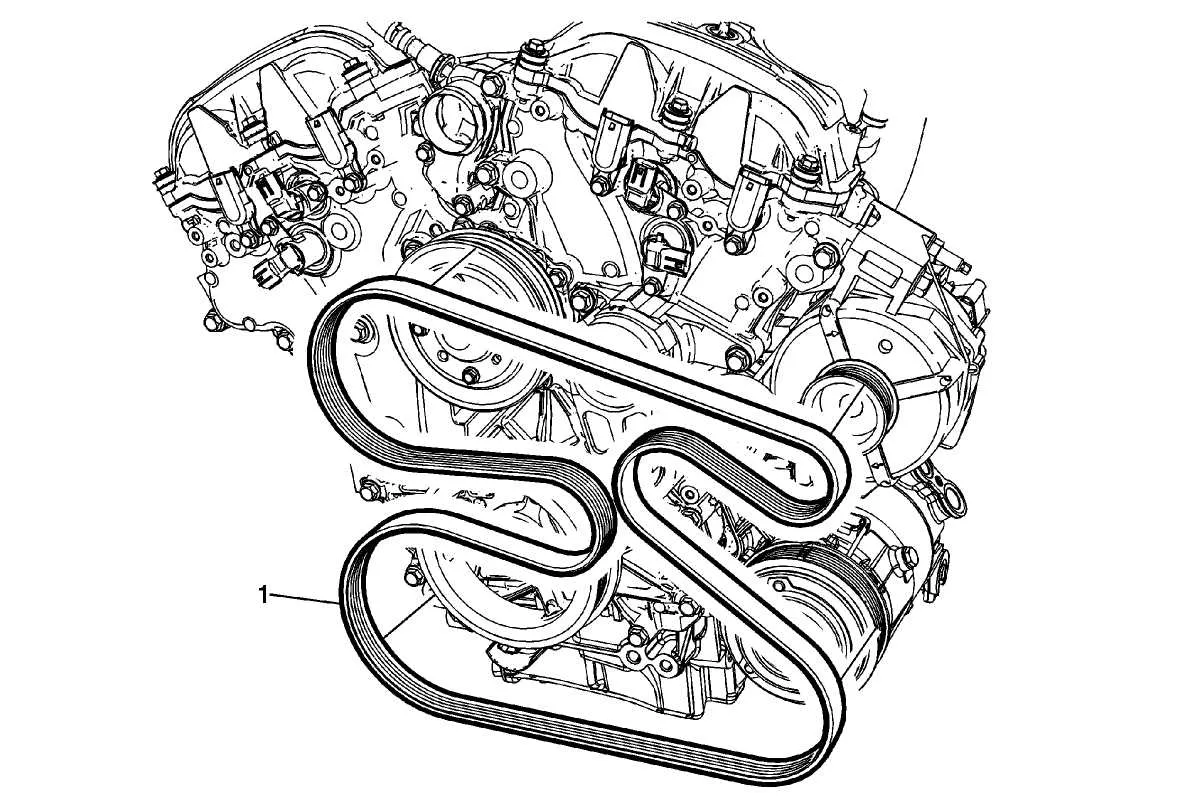 2013 impala 3.6 belt diagram