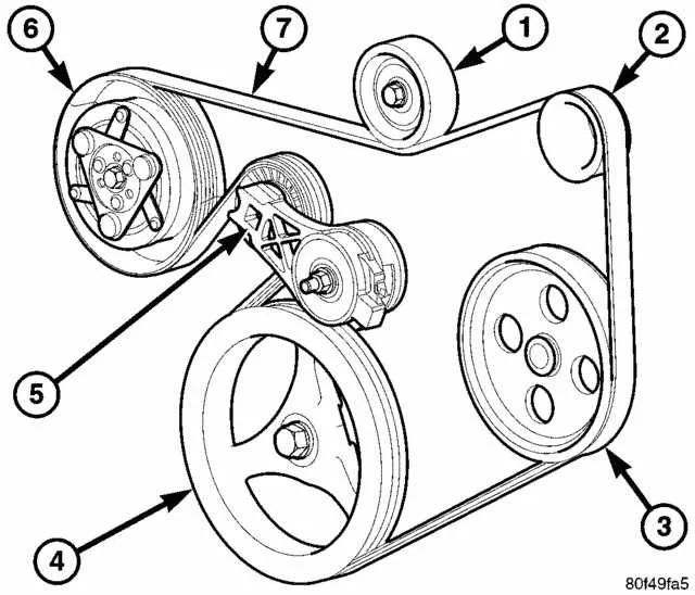 2013 jeep compass belt diagram