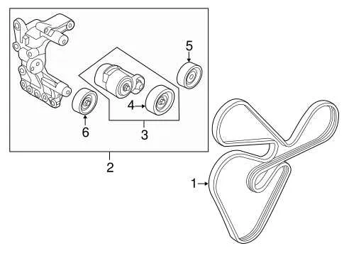 2013 kia soul serpentine belt diagram
