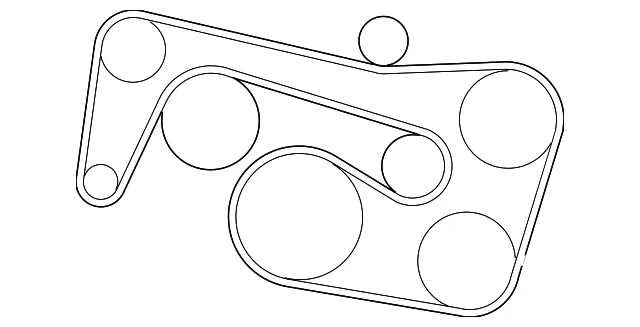 2013 mercedes c250 serpentine belt diagram