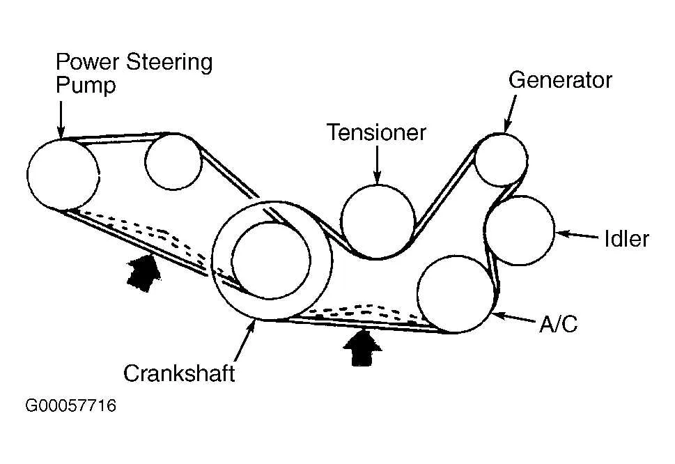 2013 mitsubishi lancer serpentine belt diagram