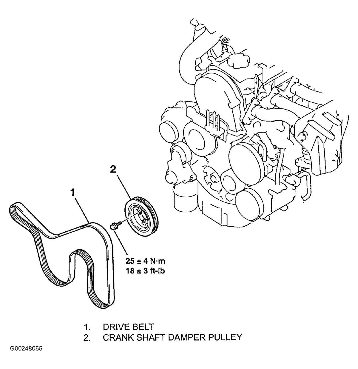 2013 mitsubishi outlander serpentine belt diagram