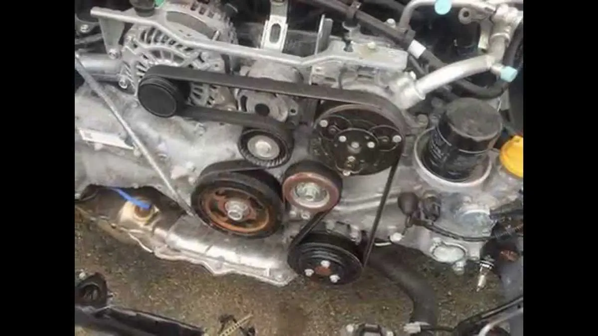 2013 subaru impreza serpentine belt diagram