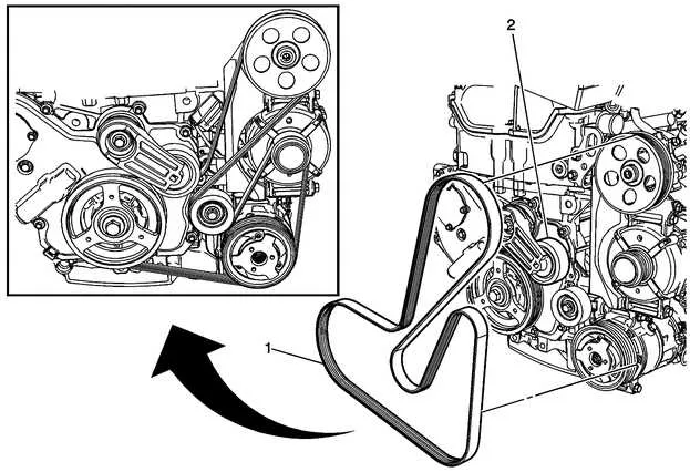 2014 chevy captiva belt diagram