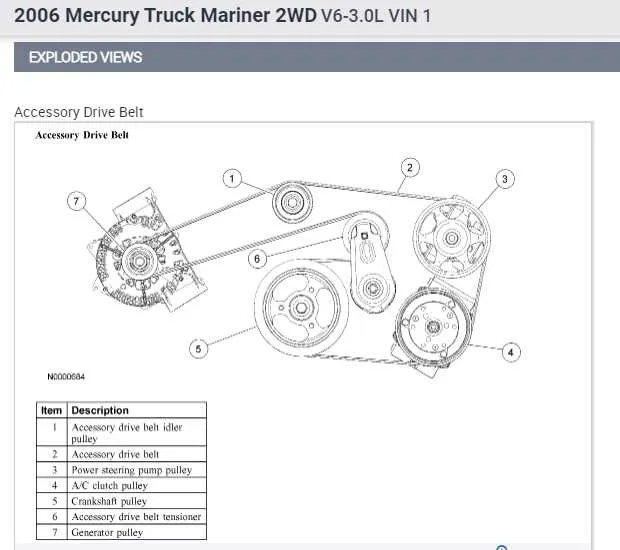 2014 ford escape serpentine belt diagram
