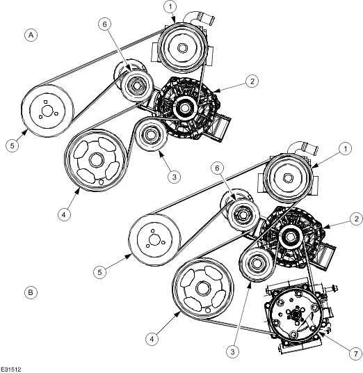 2014 ford fusion 1.5 belt diagram